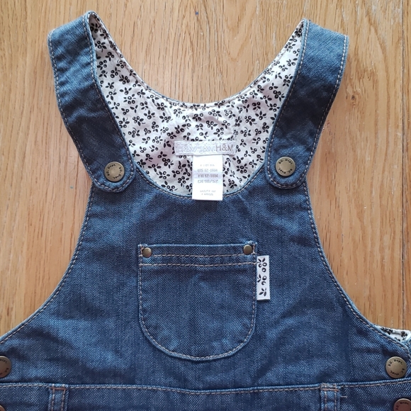 H&M denim jumper sz 12-18M - Picture 2 of 3